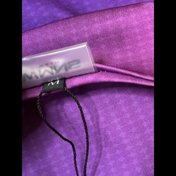 New Euphoria Tank Top Medium WMNS Wear Purple Pink Colorblock Asymmetrical - Picture 6 of 7